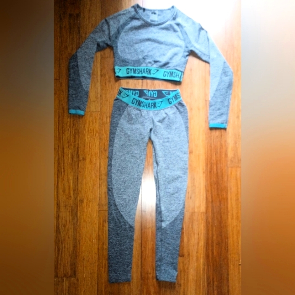 Gymshark grey workout set